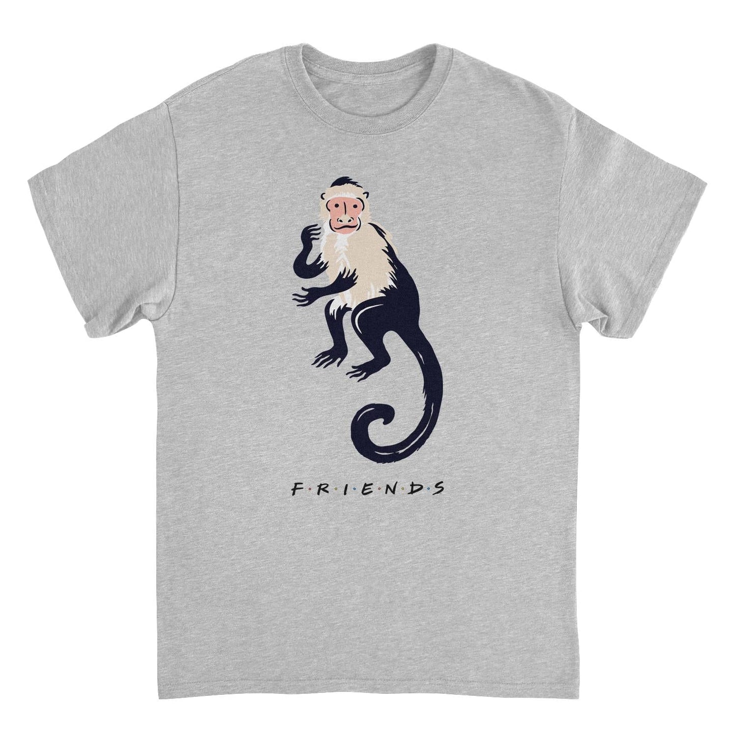 Friends Marcel the Monkey Sport Grey Mens T Shirt