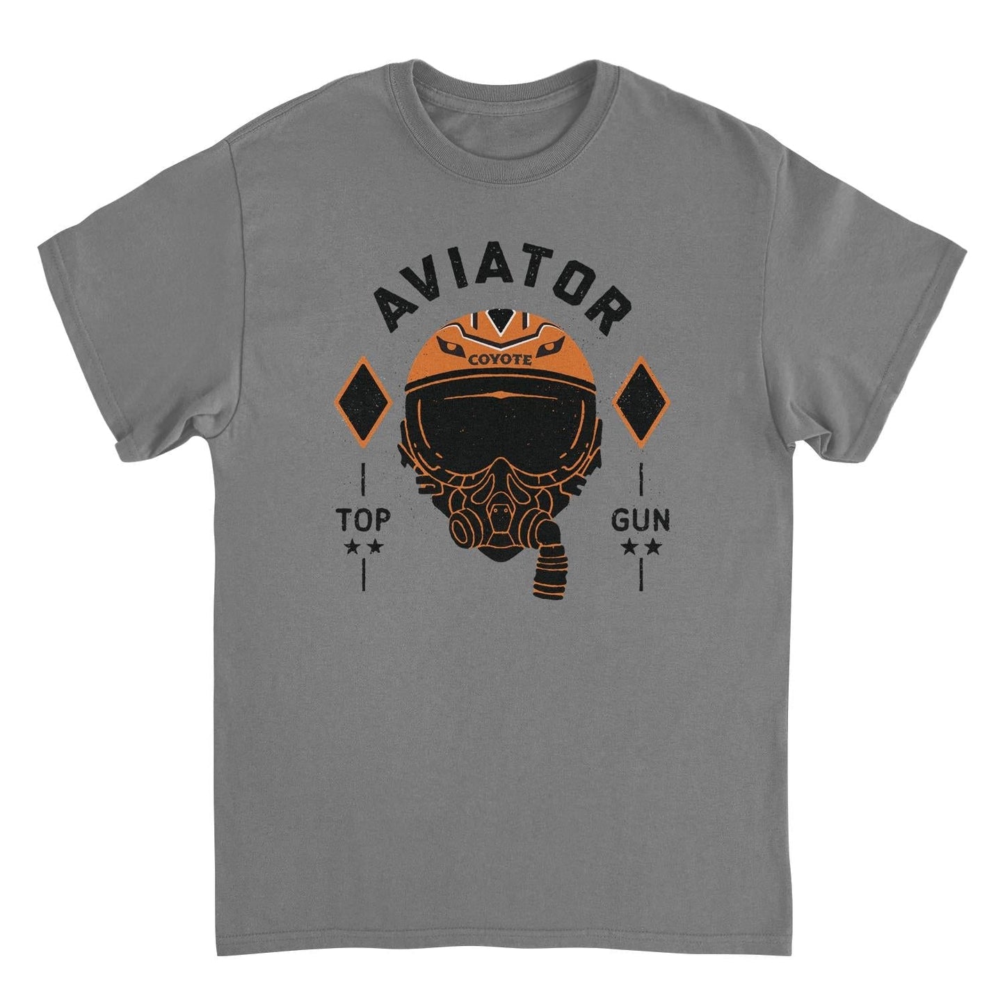 Top Gun Aviator Top Gun Charcoal Mens T Shirt