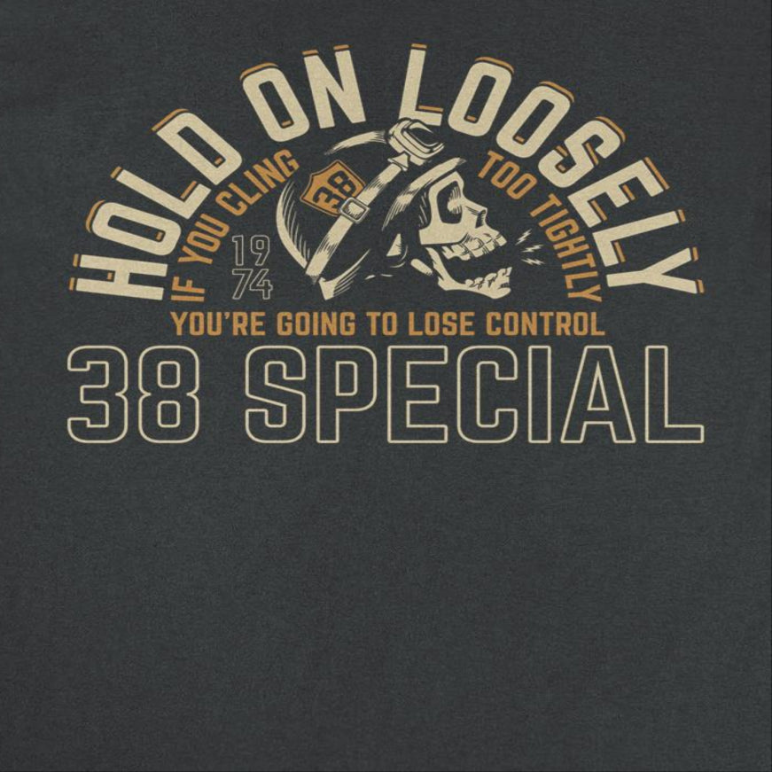 38 Special Hold on Loosely Skull Mens T Shirt