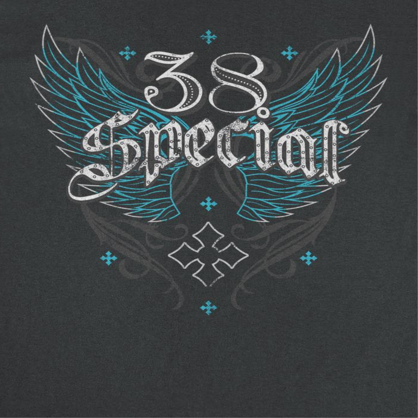 38 Special Blue Wings Logo Mens T Shirt