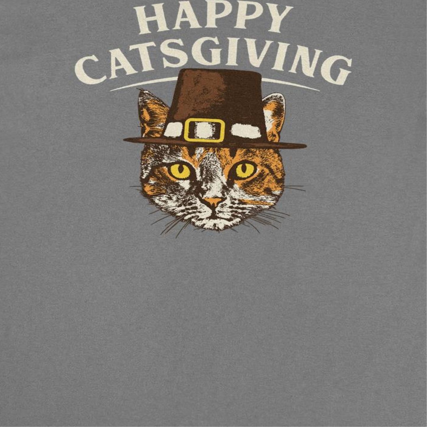 Thanksgiving Mens T Shirt - Happy Catsgiving