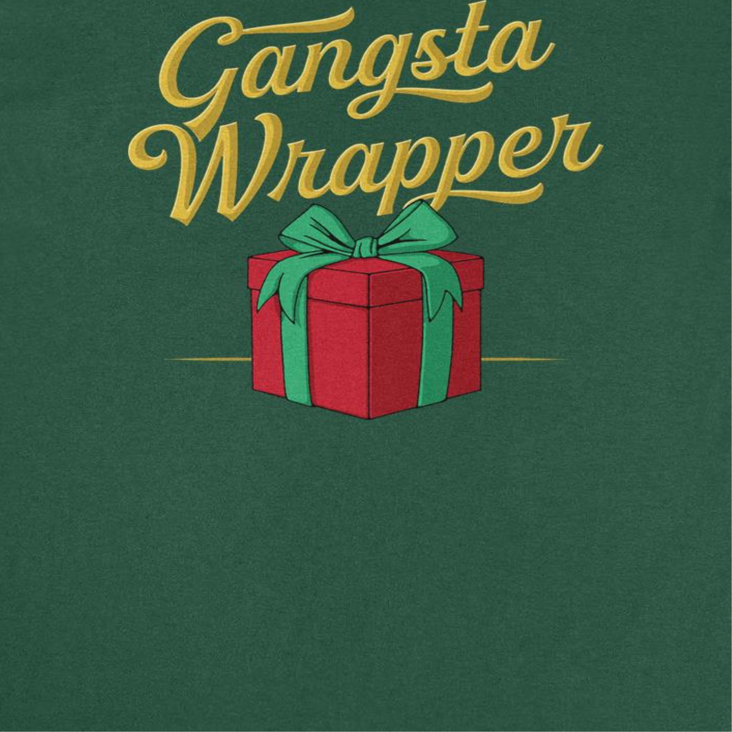 Christmas Mens T Shirt - Gangsta Wrapper
