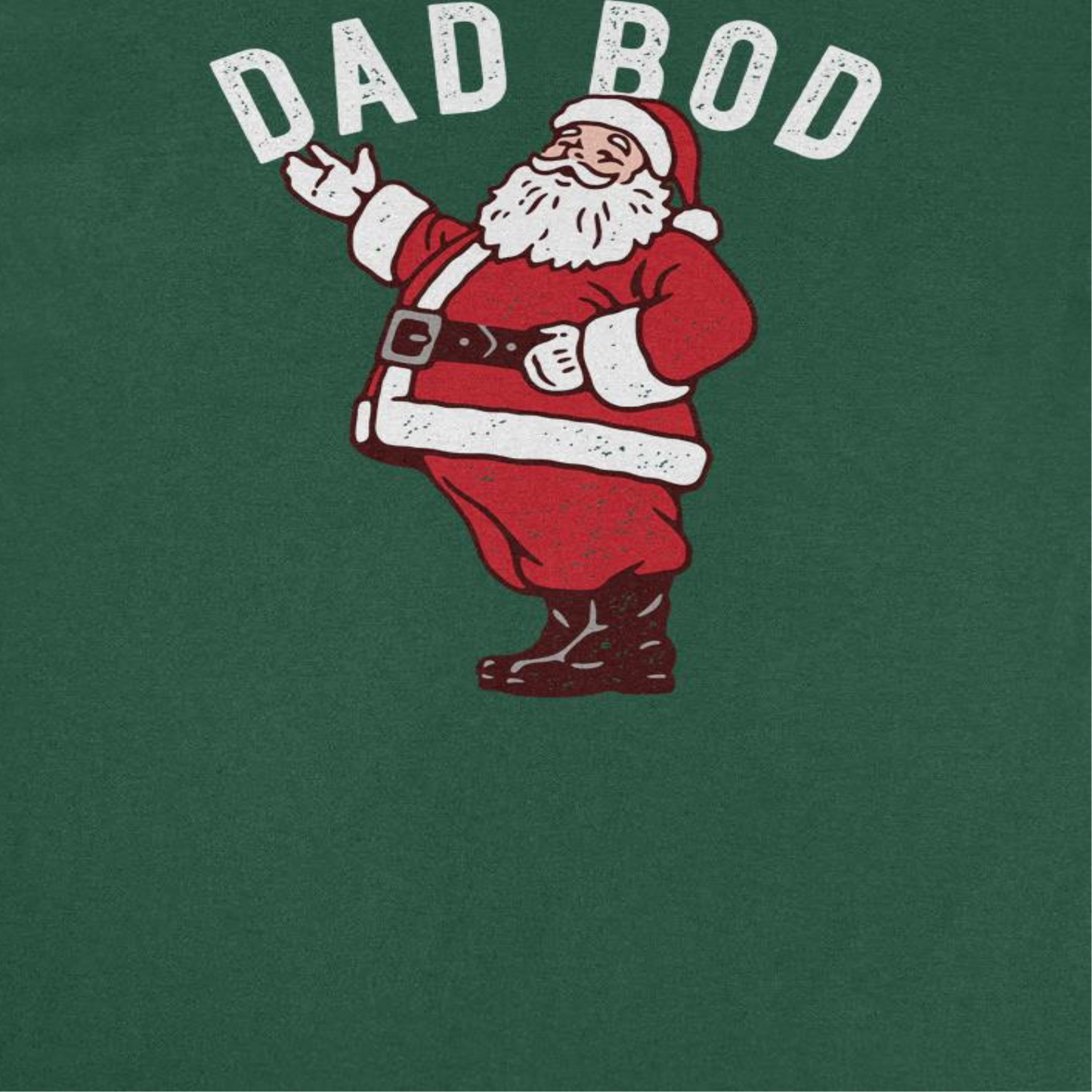 Christmas Mens T Shirt - Dad Bod Santa