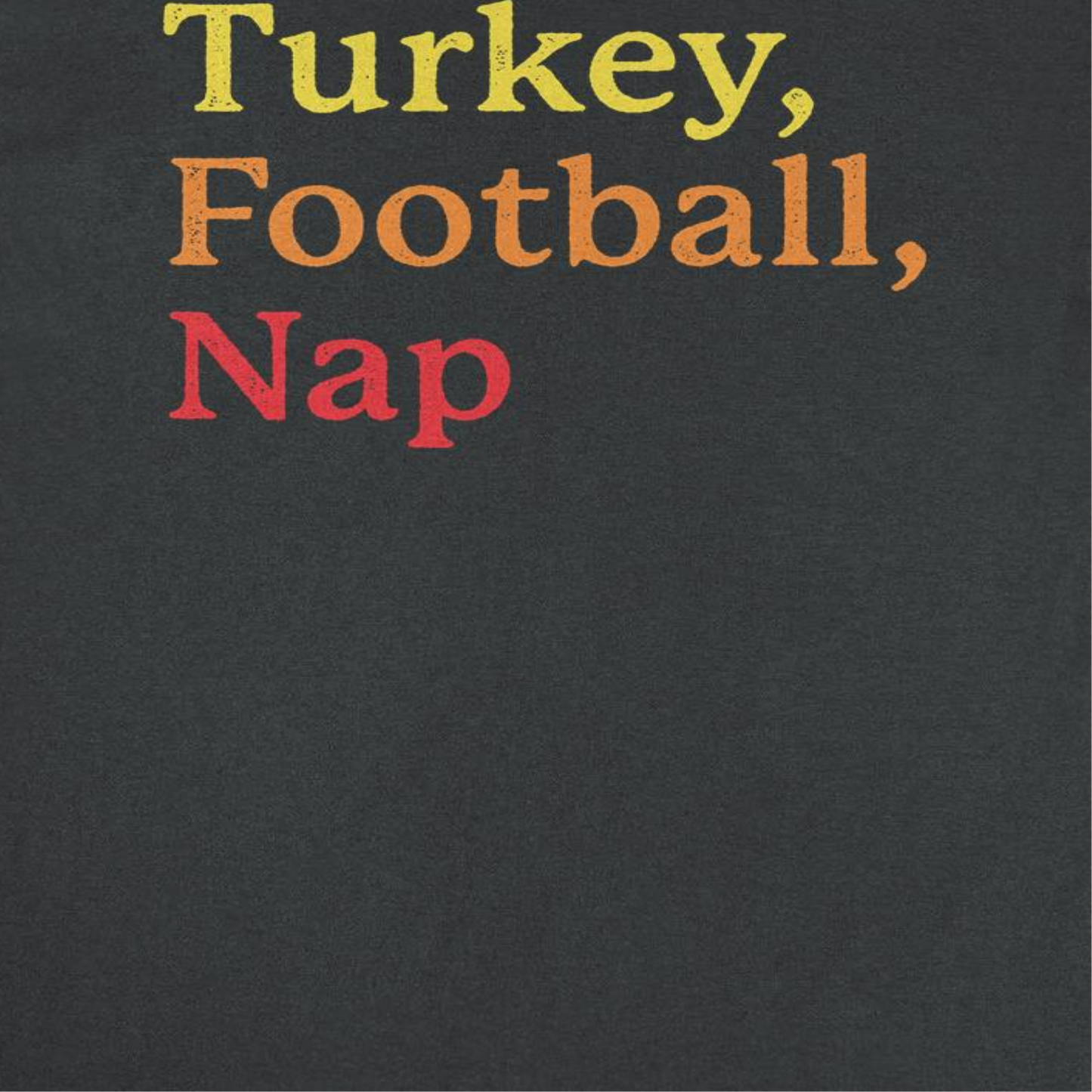 Thanksgiving Mens T Shirt - Turkey Football Nap