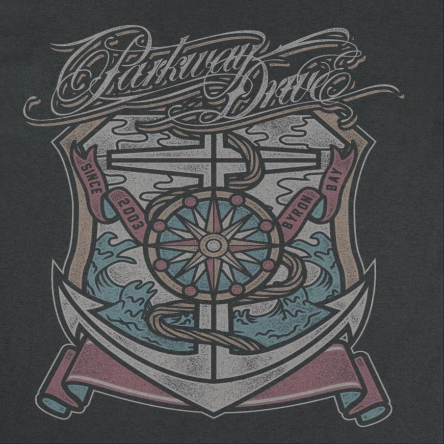 Parkway Drive Byron Bay 2003 Mens T Shirt Black