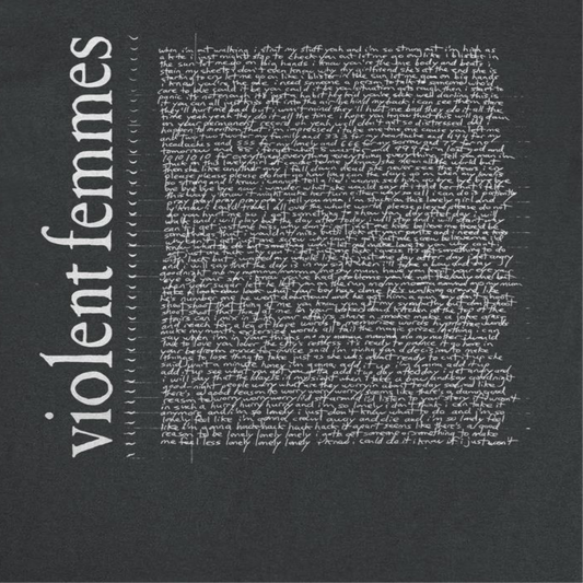 Violent Femmes Tour Lyrics Front Vf Mens T Shirt Black