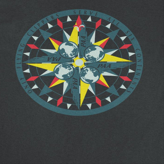 Pan Am Only Flying Clippers Mens T Shirt Black