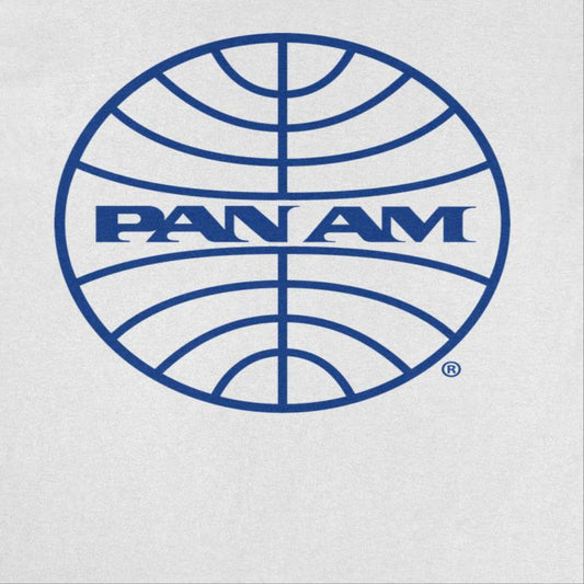 Pan Am Classic Blue Logo in Mens T Shirt White