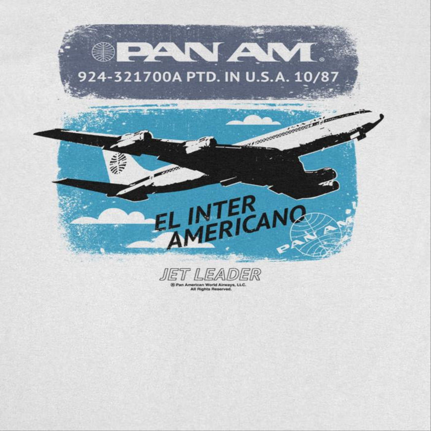 Pan Am El Inter Americano Mens T Shirt White