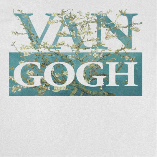 Classic Paintings Van Gogh Blossoms Mens T Shirt White