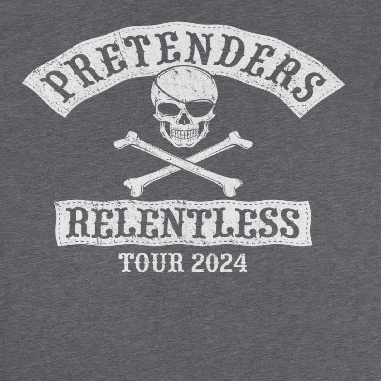 The Pretenders Relentless Tour Mens T Shirt Dark Heather
