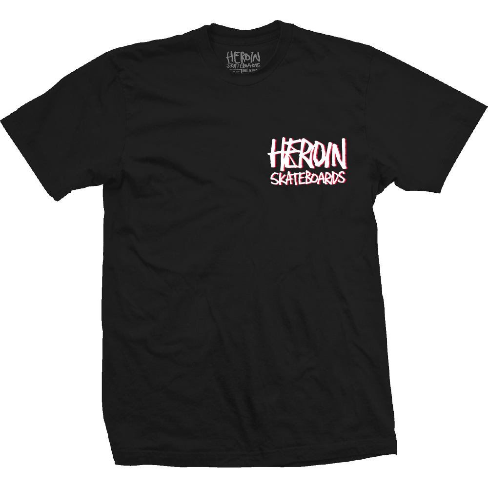 Heroin "Nightmare on Egg St." Black Mens T Shirt
