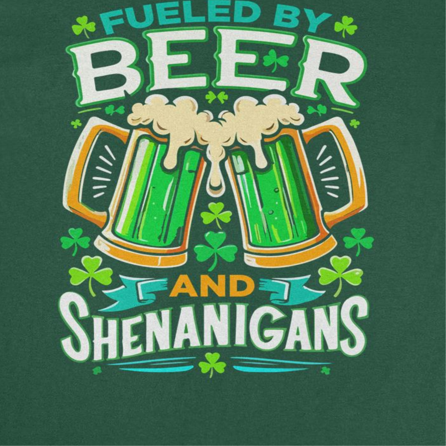 St. Patricks Day Fueled by Beer Mens T Shirt
