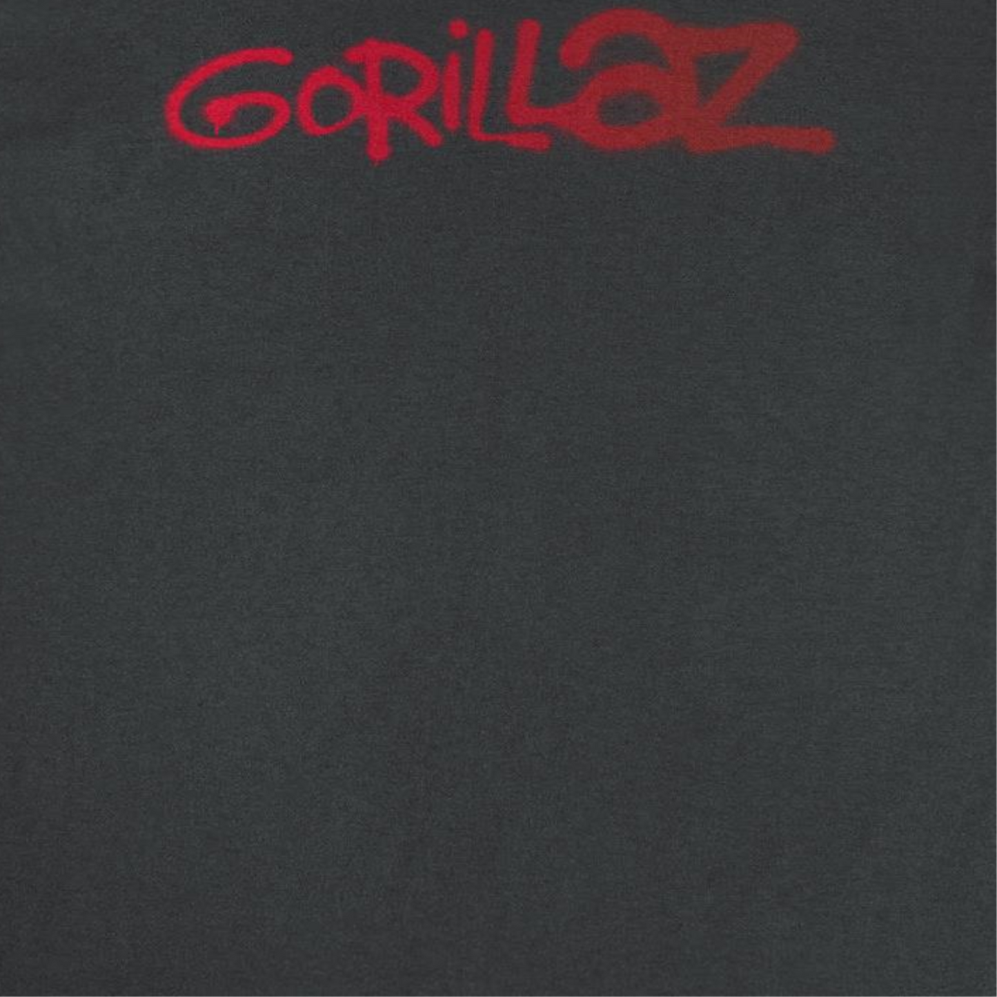 GORILLAZ Logo Graffiti Mens T Shirt Red