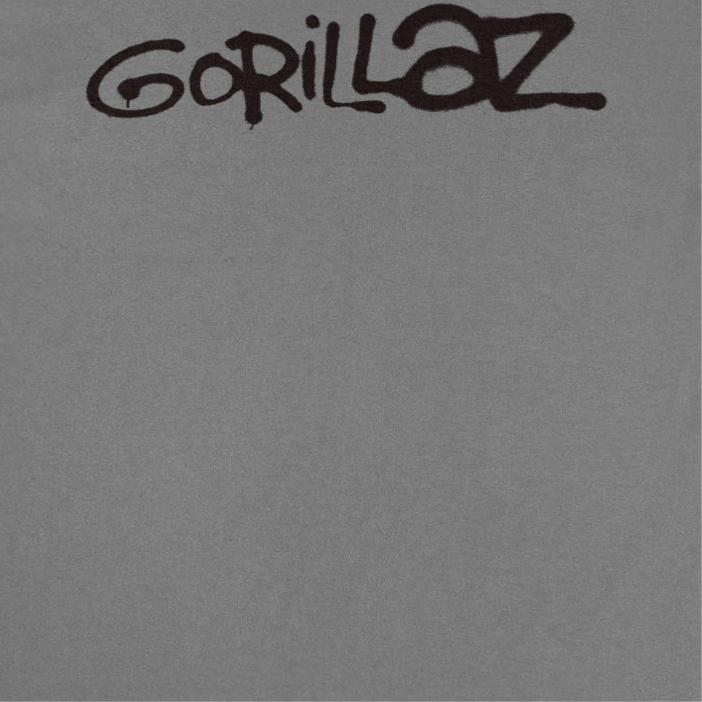 GORILLAZ Logo Graffiti Mens T Shirt Black