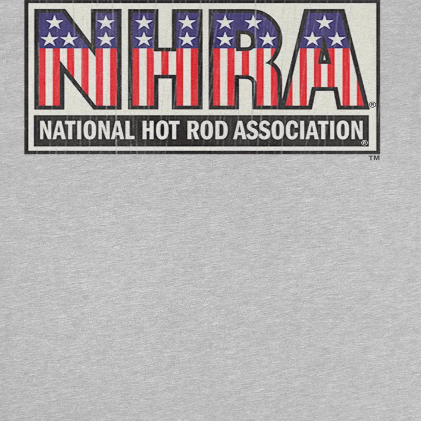 NHRA National Hot Rod Association Mens T Shirt Sport Grey