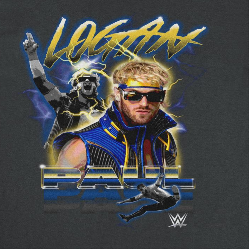 WWE Blue Steel Mens T Shirt Black