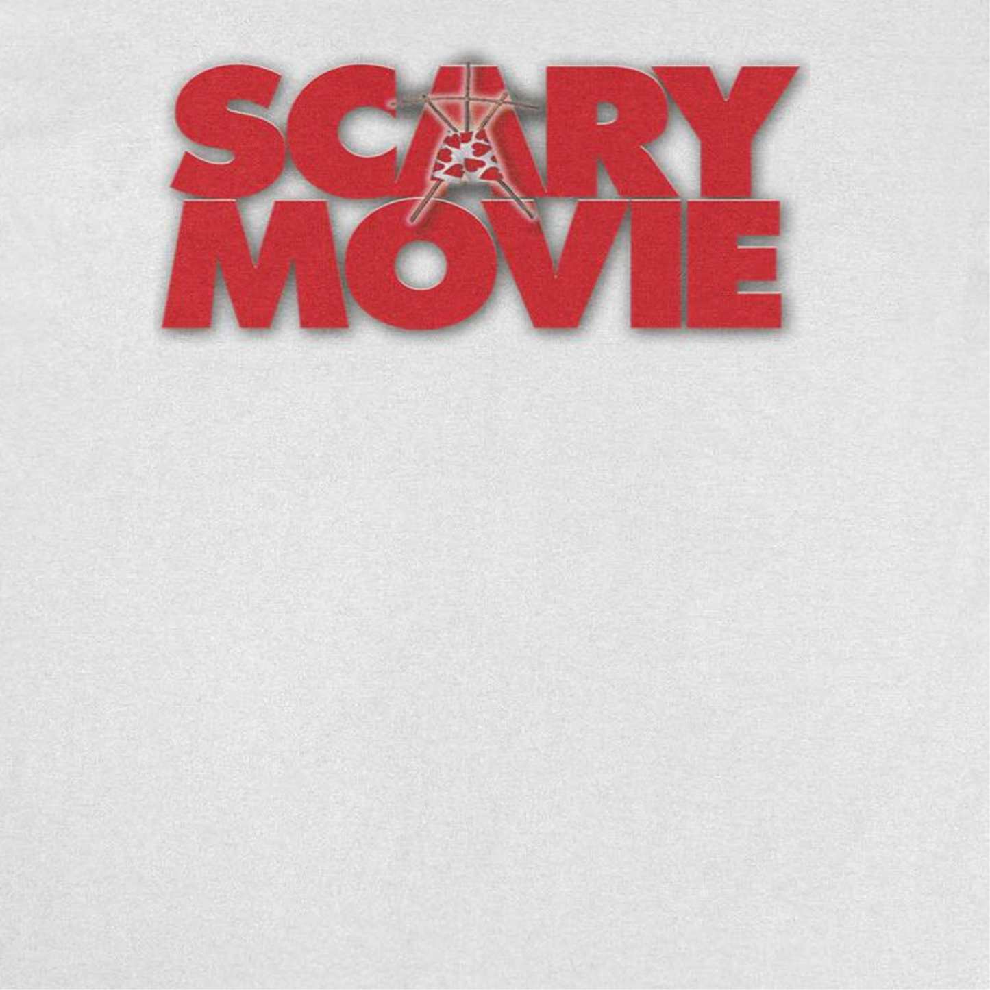 Scary Movie Logo Mens T Shirt White
