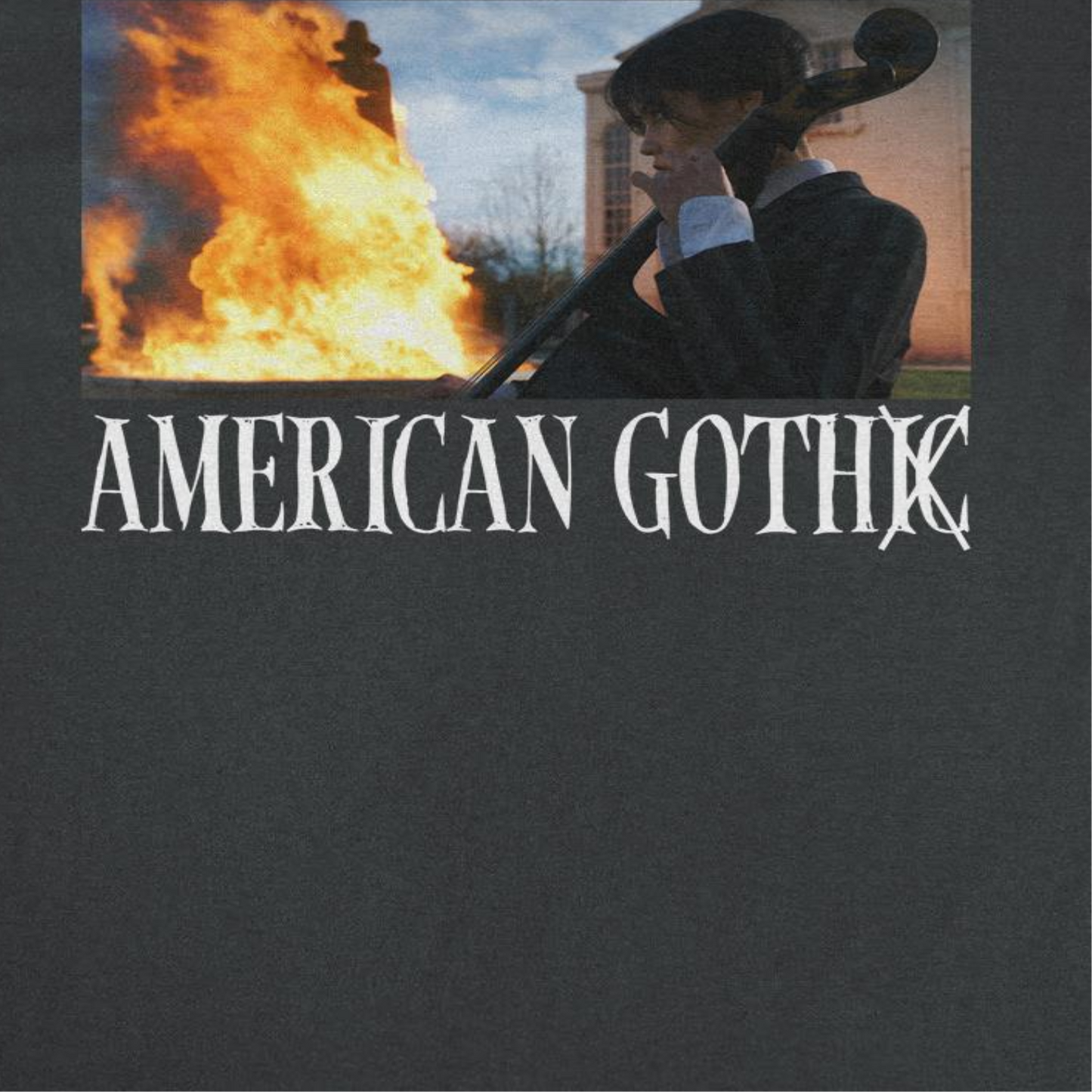 Wednesday American Goth Mens T Shirt Black