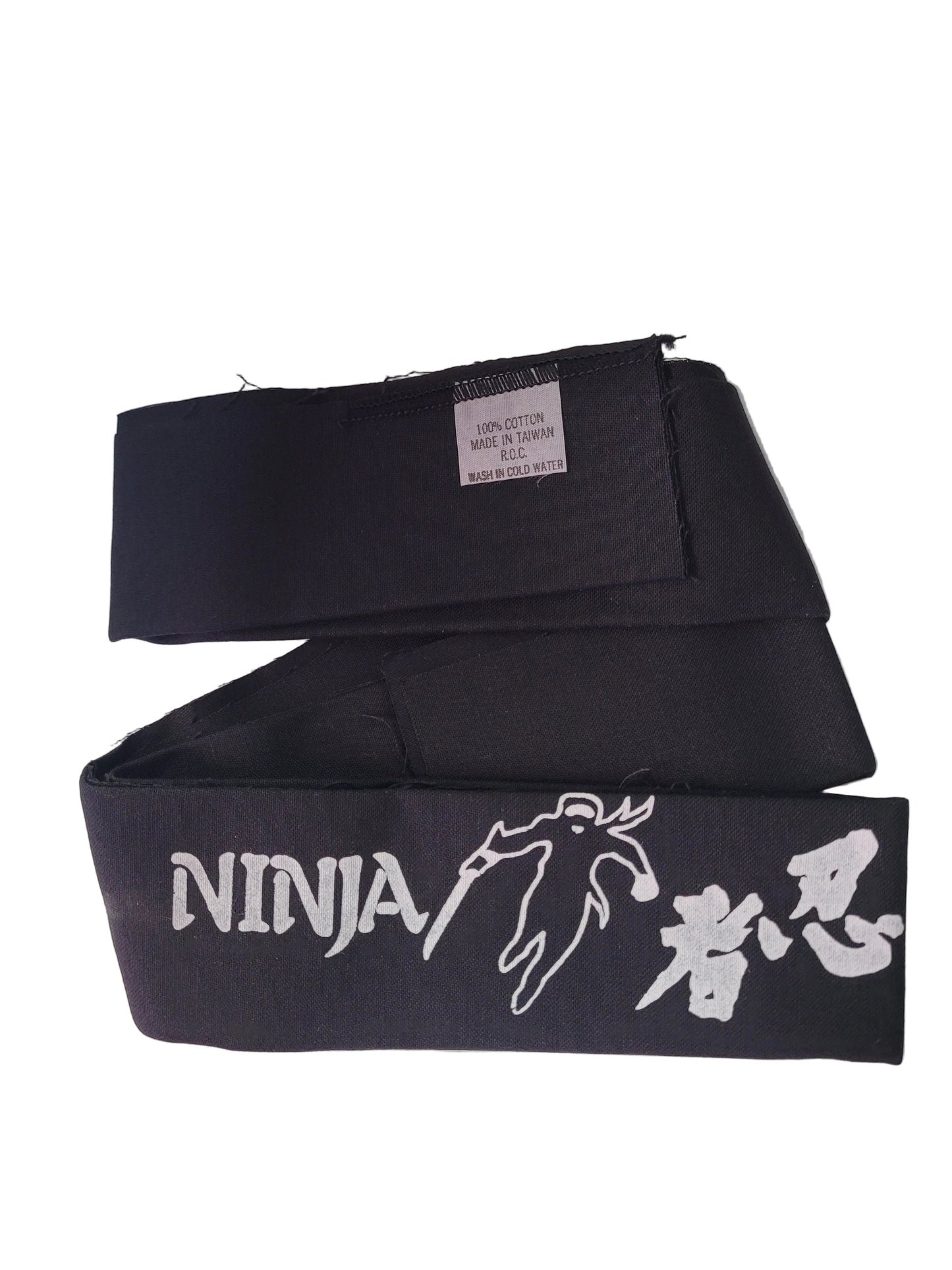 Black Ninja Head Band Tie-on