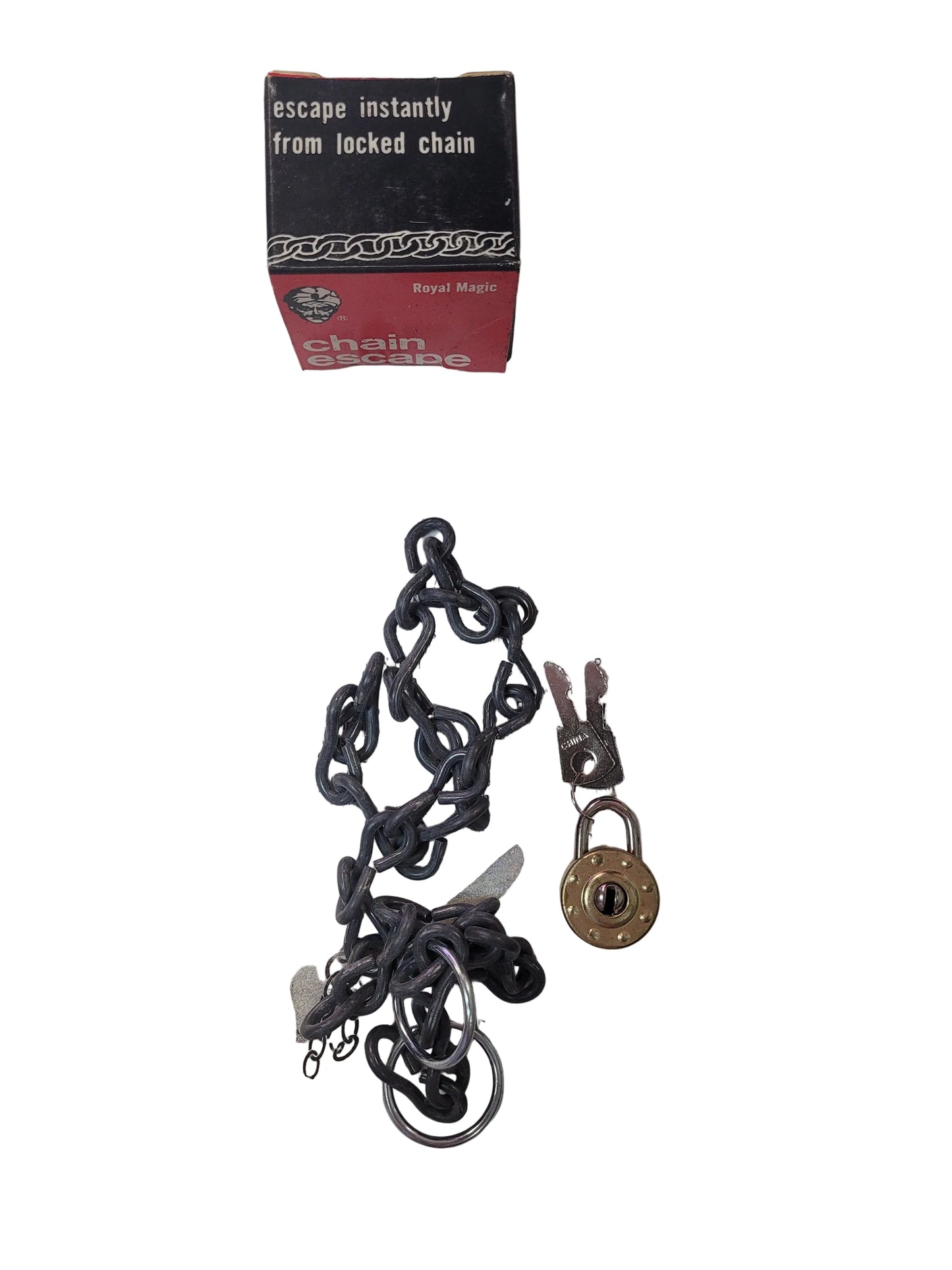 Vintage Chain Escape Magic Trick