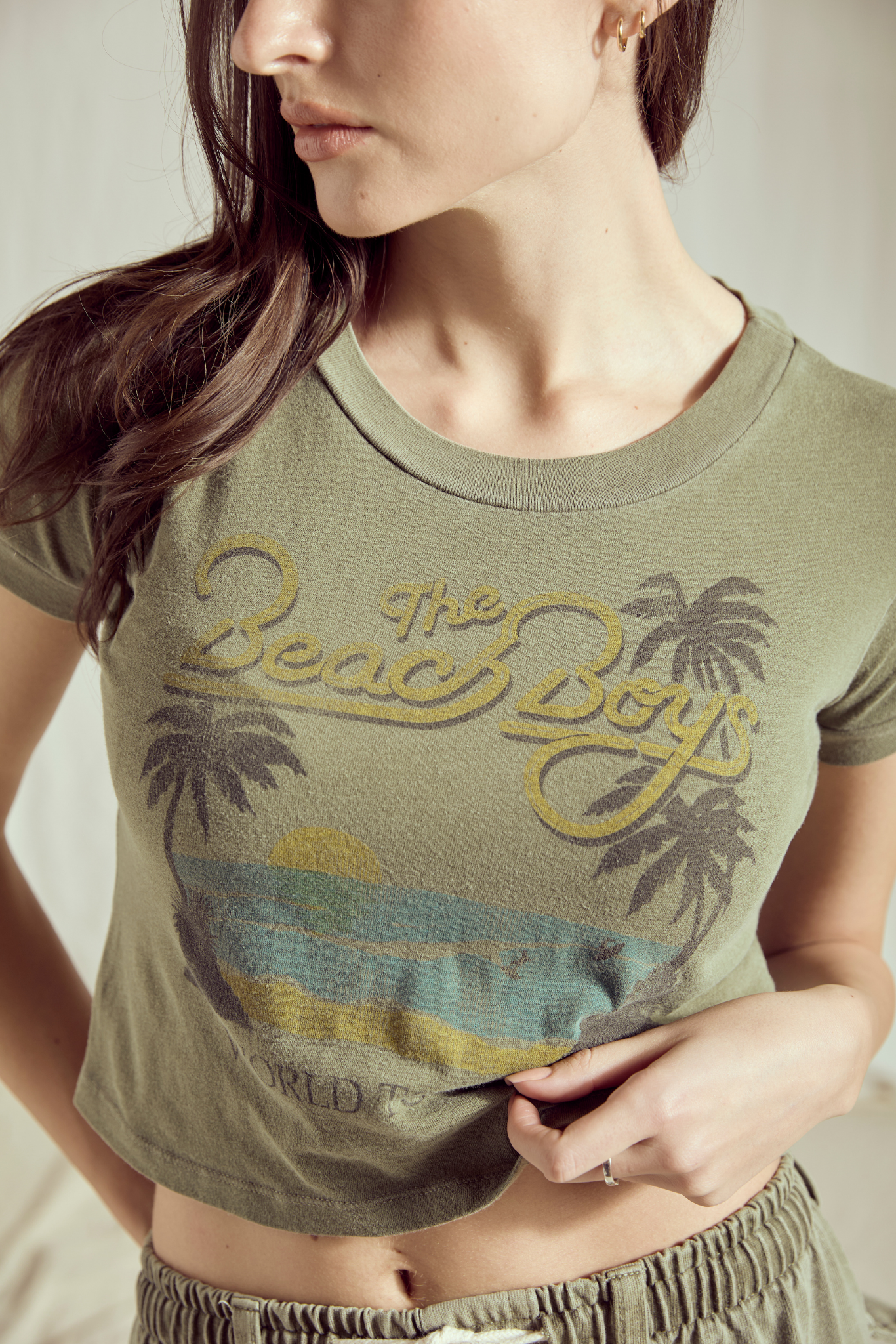 The Beach Boys California Dreamin' Baby Tee Womens T Shirt