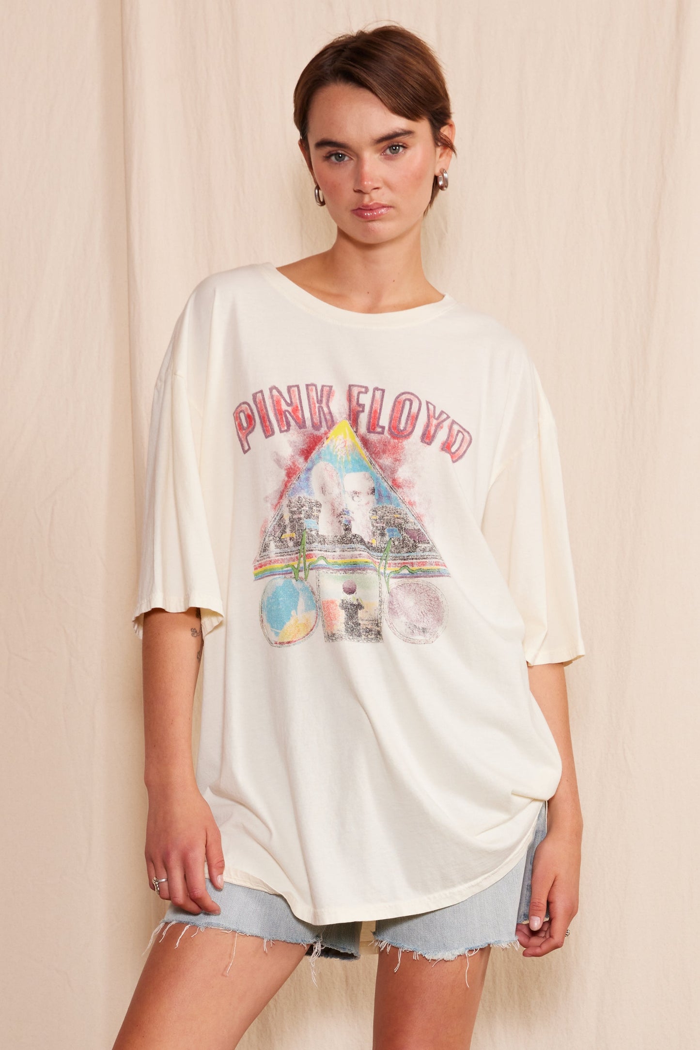 Pink Floyd Division Tee Womens T Shirt White