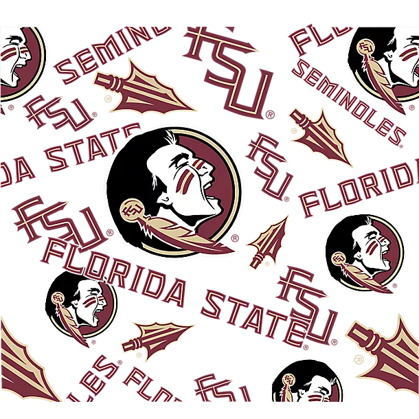 Florida State Seminoles - All Over 24Oz Plastic Water Bottle
