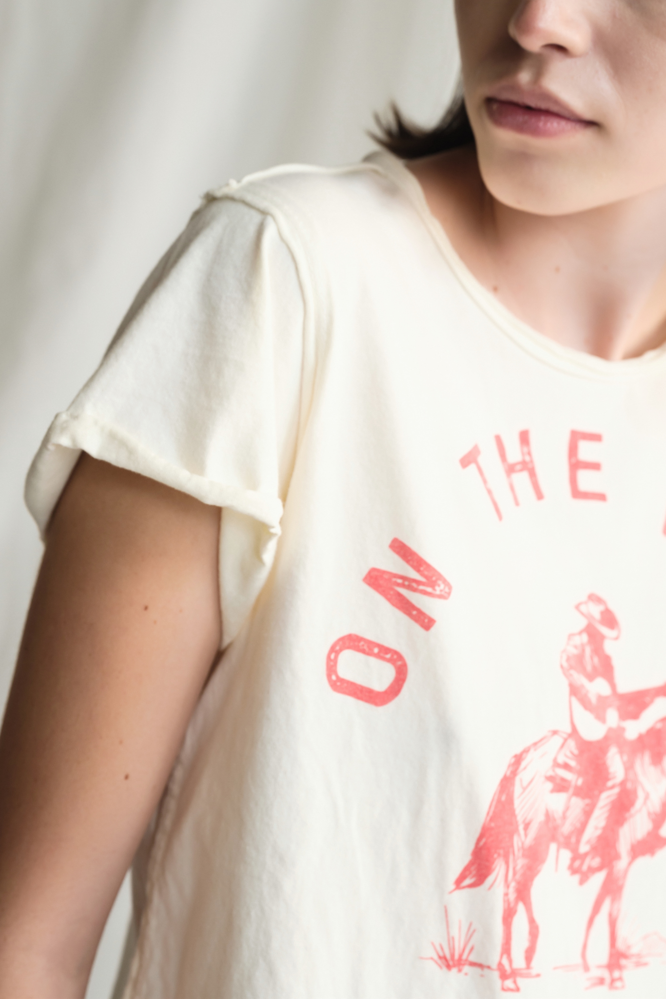 Willie Nelson On The Road Again Tee Womens T Shirt Vanilla