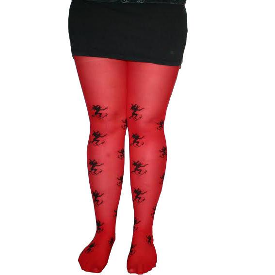 Red Devil Adult Pantyhose