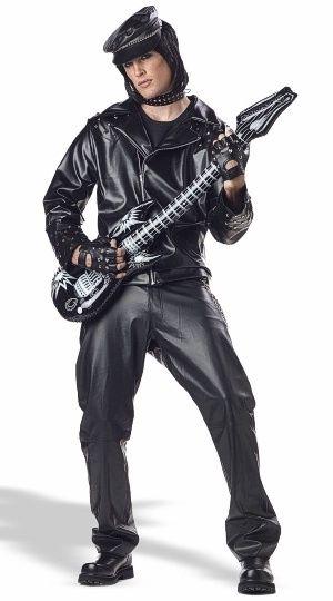 Heavy Metal Rocker Adult Costume LG 40-42