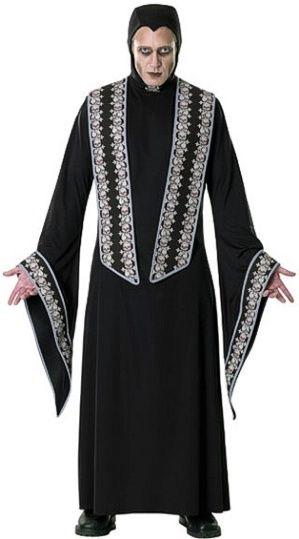 The Covenant: Holy Terror Gothic Adult Vampire Skull Priest Costume