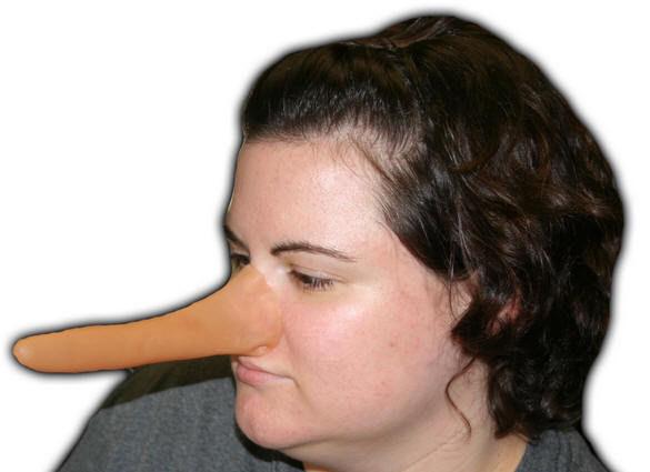 Pinocchio Long Liar Nose Strapless Costume Accessory