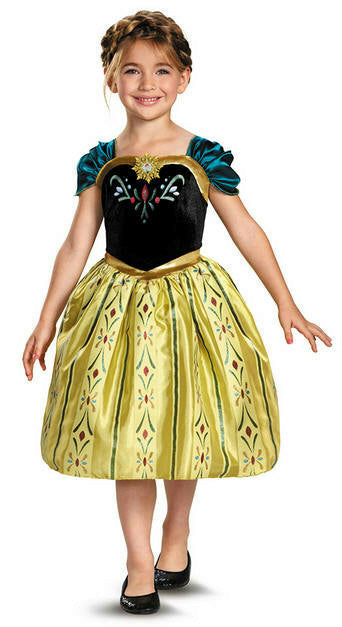Frozen: Anna Coronation Gown Child Costume Size Medium 7-8