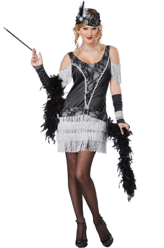 Razzle Dazzle 20's Flapper Adult Costume Size Small 6-8