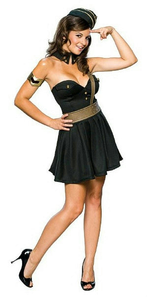 Major Bombshell Sexy Adult Military Costume Size Medium