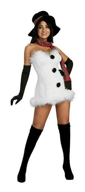 Frostbite Frostbitten Frosty Snowman Sexy Adult Christmas Costume Medium 6-10