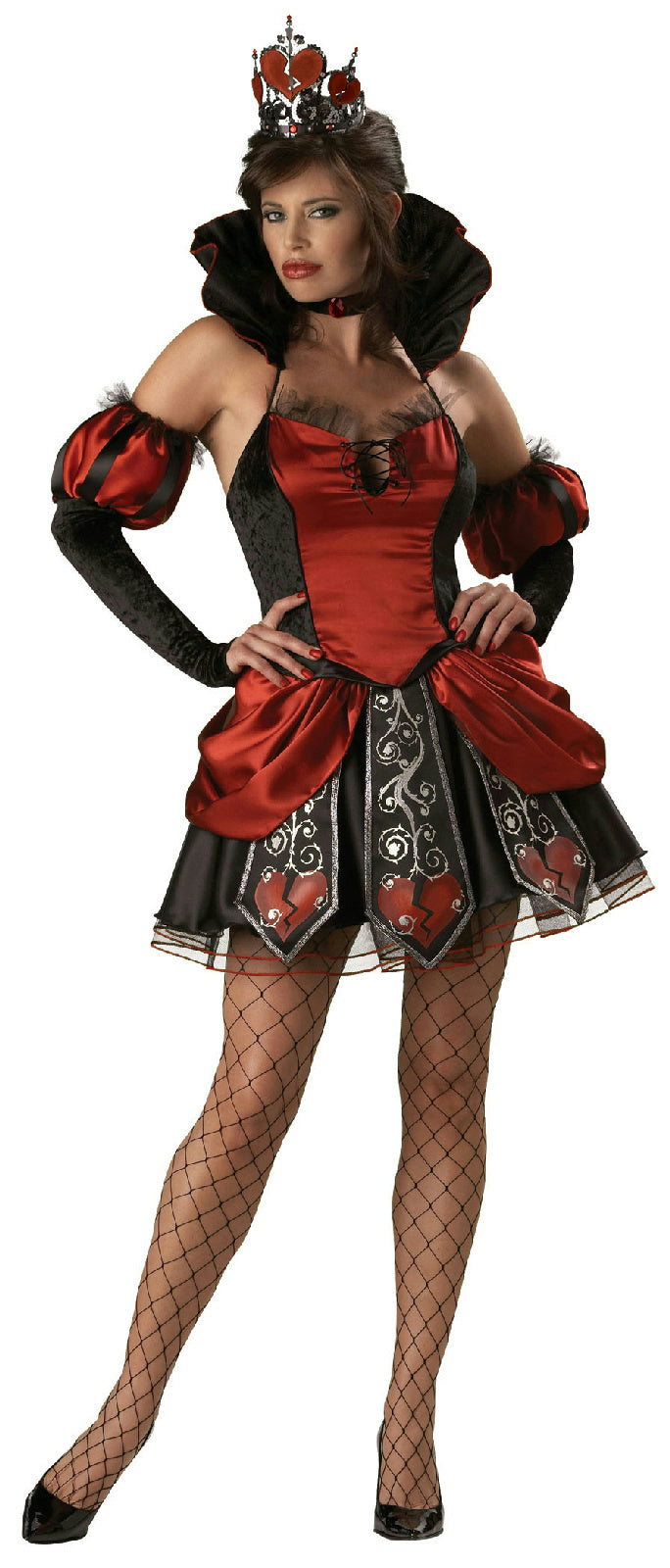 Queen of Broken Hearts Deluxe Adult Costume XS