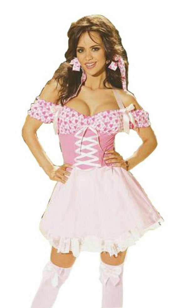 Candy Hearts Sexy Valentine's Day Adult Womens Costume Size Medium