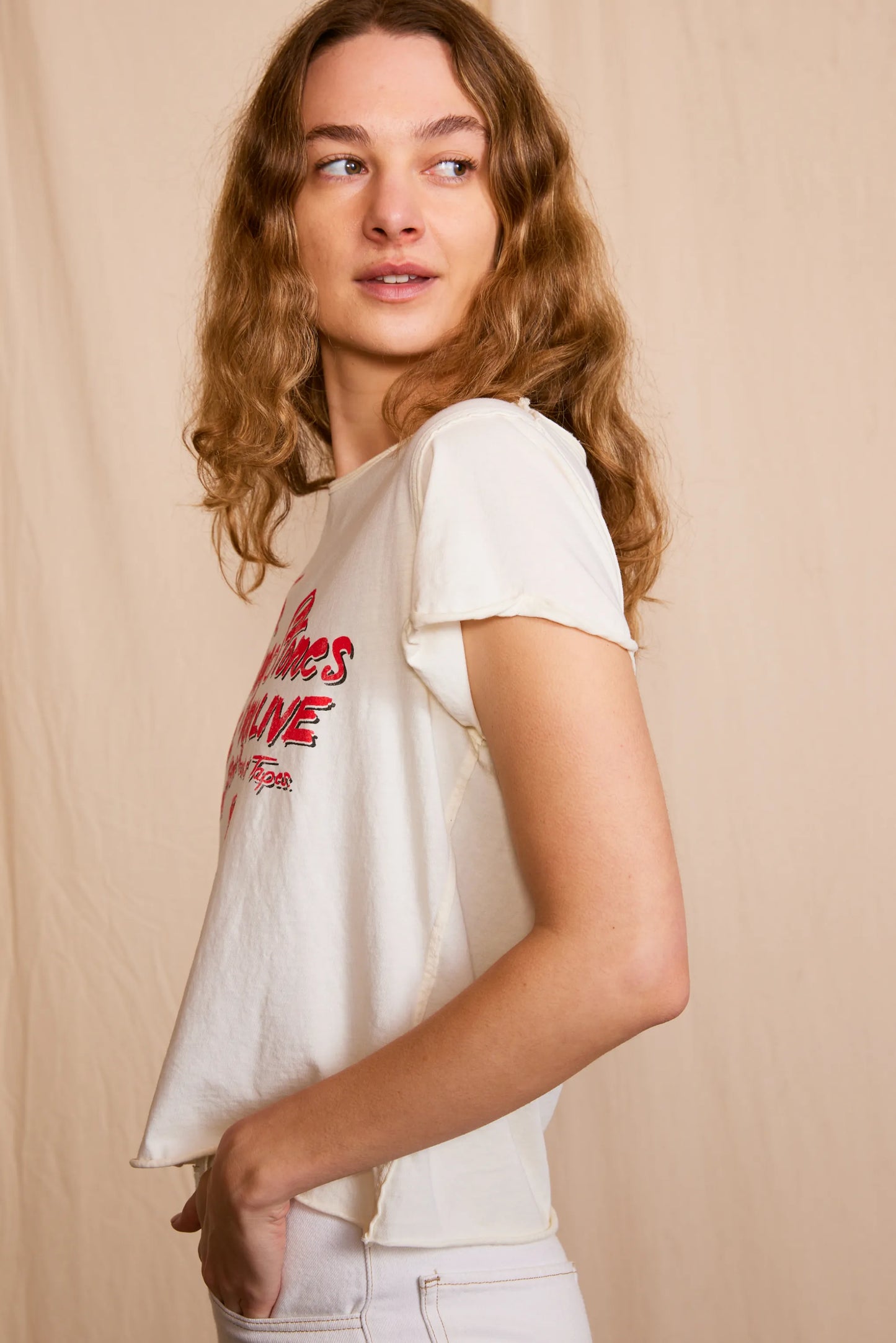 The Rolling Stones Love You Live Tee Womens T Shirt White