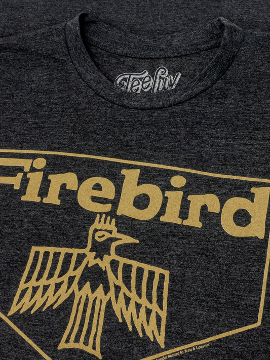 Pontiac Firebird Mens T Shirt Charcoal Gray
