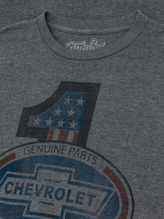 #1 Chevrolet Mens T Shirt Gray