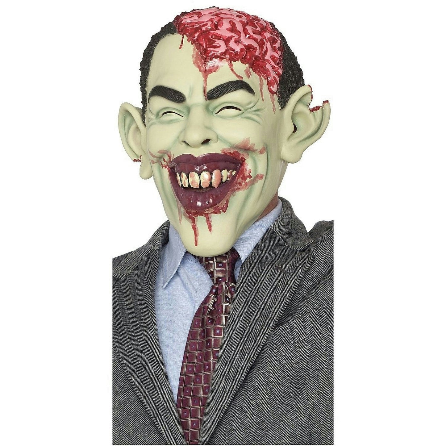 Zombie in Charge Adult Mask Gory Obama Mask