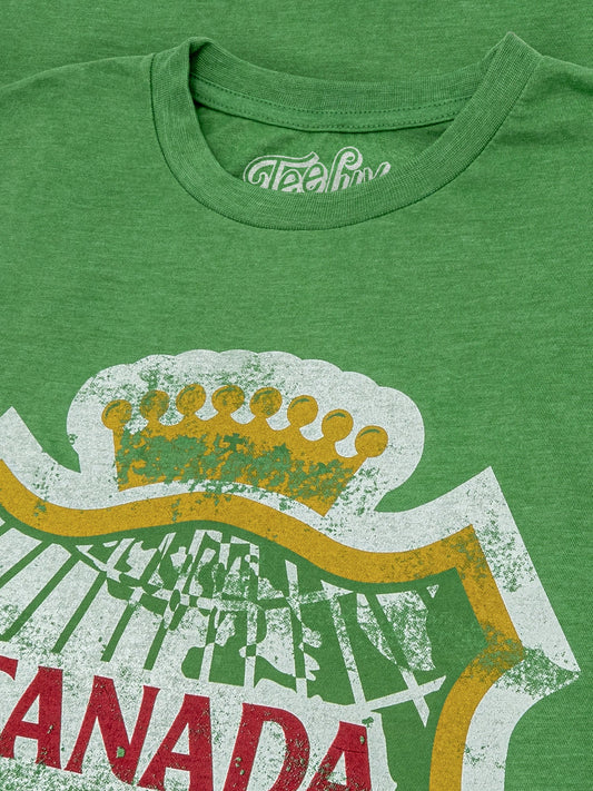 Canada Dry Distressed Logo Mens T Shirt Green