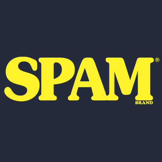 SPAM Logo Hooded Sweatshirt Hoodie Navy Blue