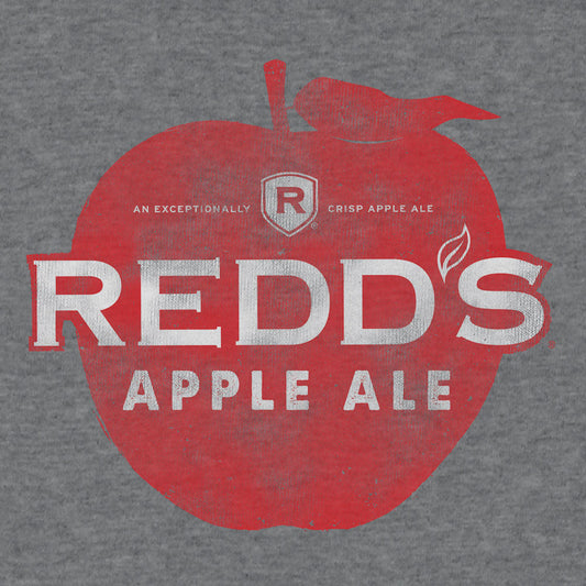 Redd's Apple Ale Logo Mens T Shirt Gray