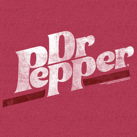Tee Luv x Comfort Colors Distressed Dr Pepper Logo Mens T Shirt Brick Red