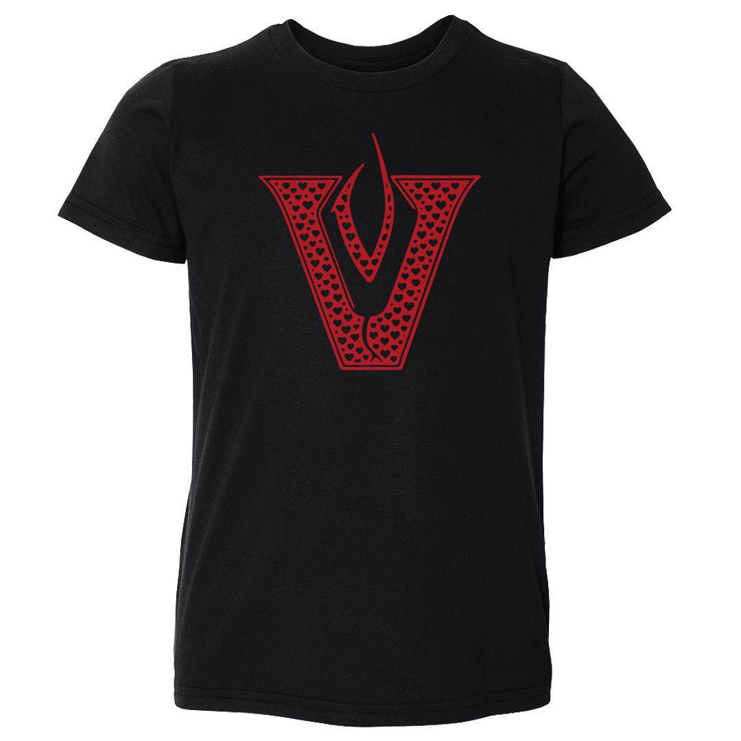 Vandegrift Crown Trio Valentines Heart Logo WHT