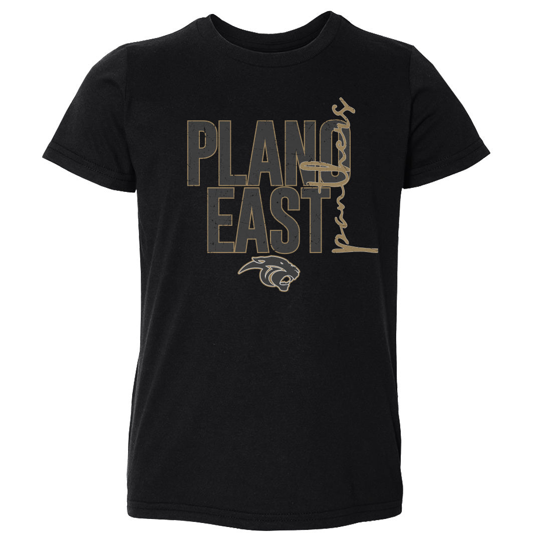 Crown Trio Plano East Panthers Vertical Cursive WHT