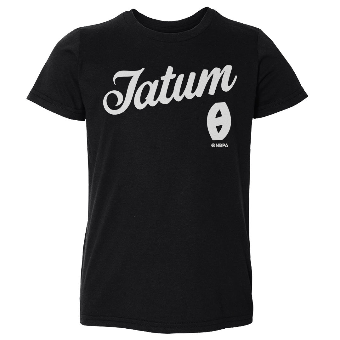 Jayson Tatum Boston Script WHT
